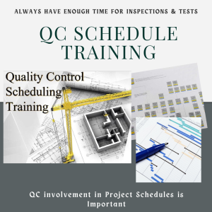QC Schedule Training
