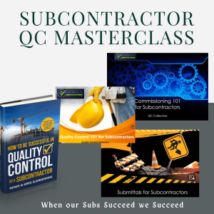 Subcontractor QC Master Class